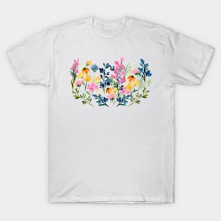 Colorful Wild Flower Field T-Shirt